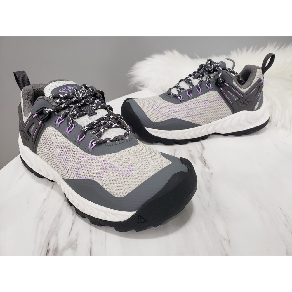 NEW NO BOX SIZE 5 Womens Keen Tennis Shoes Sneakers NXIS EVO WP Steel Grey